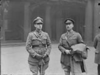 Major E.L. Middlemast, D.S.O. F rt ort Garry Horse, left and Lt.-Col. W.W. Foster D.S.O. and 2 Bars, 52nd Bn 1914-1919