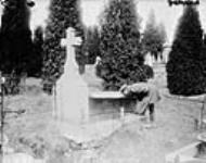 Desecrated graves in unknown cemetery 1914-1919