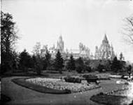 Parliament Buildings (Houses of Parliament and Library) from Major's Hill Park. [after 1885].