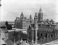 Parliament Buildings from the roof of the Western Block [after 1882].