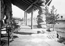 Administration Building - Jasper Park - verandah 1914.