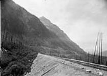 G.T.P. Railway tracks near Robson, B.C. 1914.