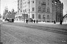 Chateau Laurier from Rideau Street [Winter, 1916-1917].