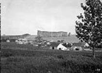 Percé from hill near English Church 1916.