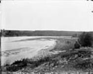 Bow River East of Ferry, South of Gleichen, (No.) 16 (C.P.R. (Canadian Pacific Railway)) 1868-1900.