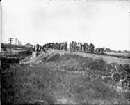 Dagos laying new steel rails - (No.) 85 (C.P.R. (Canadian Pacific Railway)) 1868-1923