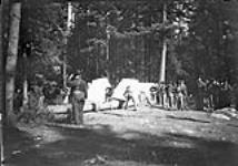 Exhibition of tree felling in Rockcliffe Woods September 23, 1901.