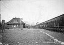 Royal Tour. Train at Rlwy. Station Laggan September 29, 1901.