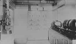 Ceramic: Peble grinding mills, switchboard & impact machine. Laboratory at Mines Branch, Ottawa, Ont. 1916