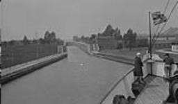 Entering the Soo Canal from Sault Ste. Marie, Ont Aug. 1927