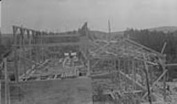 Canadian Lorrain, Mill under erection, Ont 1926