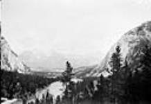 The Bow River from Banff Hotel, Alta June 1928