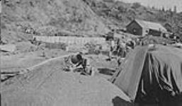 Mill under construction, Eldorado Co., LaBine Point, N.W.T 1933