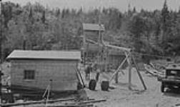 Old Blair Mine - property of Sam J. Stuart on Johnston Brook near County Harbour, Guysborough, N.S July 1934