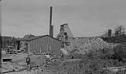 The Dan shaft (looking south) Seal Harbour Gold Mines Ltd. near Goldboro, N.S July 1934