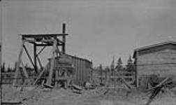 East Goldbrook property (old shaft and new mill under construction in backgroung), Goldboro, Guysborough Co., N.S July 1934