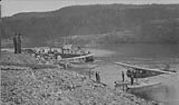 [Aircraft and shipping at the Eldorado Mine, Great Bear Lake, N.W.T (Left to right): Bellanca 66-70 'Aircruiser' CF-AWR, M.V. "Great Bear", Fairchild 82B CF-AXN, Fairchild 51 of the R.C.A.F.] Aug. 1937