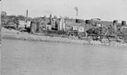 International Bitumen Co., Plant buildings and dock, Alta 1942