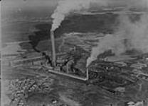 An aerial view of the International Nickel Co. plant at Copper Cliff n.d.