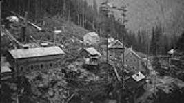 Privateer Gold Mines, Zeballos District, B.C. (Main buildings - mill in right background) 1938