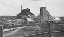 Headframe and Mill, from office, Guysboro Gold Mines, Ltd., Guysboro, [Guysborough] N.S 1935