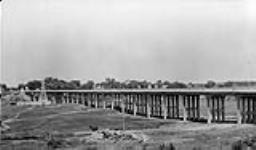 New bridge across St. Francis River at Pierreville, P.Q September, 1932.