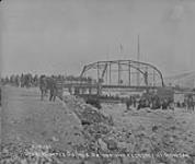 Opening of the Ogilvie Bridge over Klondike Apr. 1901