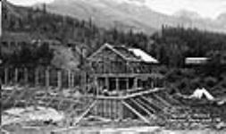 [Construction of] Supply House, Jasper Park Collieries Ltd. Pocahontas, Alta 1912