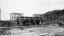 Construction of plant. Jasper Park Collieries Limited, Pocahontas, Alta 1912