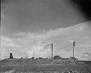 Exterior of Noranda Mines at a distance, P.Q 1936