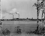 Noranda Mine and Smelter looking across the Lake, Noranda, P.Q 1936