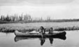 Chipewyan Indians on a rat and duck hunt 1918