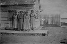 Indian girls, Mission School, Fort Providence, N.W.T. 1921