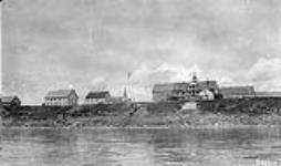 R.C. Mission buildings, Fort Providence on Mackenzie River, N.W.T 1921