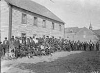 (Dominion Day) Visitors and natives, Fort Providence, N.W.T 1921 - July