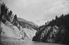 Mountain of Kicking Horse Canyon at Golden B.C. Looking East 1921