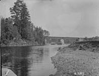 Railway bridge near Danville, P.Q. over over Nicolet River 1923