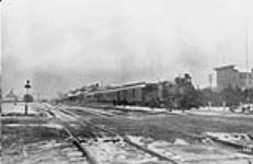 During a snow storm in Calgary 19 Sept. 1907