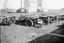 Farm Implements at Kindersley, Sask 1900-1910