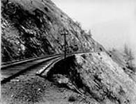 Construction - C.P.R. (Canadian Pacific Railway) mainline Below Savona, B.C n.d.