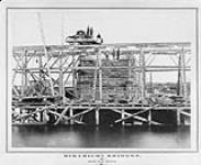 Completion of the Miramichi Bridges along the Intercolonial Railway. South West Branch, view of pier G 15 Sept. 1873
