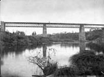 Intercolonial Railway. Bridge/L'Intercolonial. Pont de la riviere Phillip June-Aug. 1875