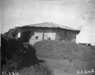 Canadian troops, Company "C" in South African Constabulary. Typical line of communication blockhouse. Held by Somerset's 6 Feb. 1902