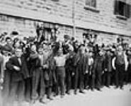WorkersEmployees of Algoma Steel Company cheering H.R.H. the Prince of Wales 4 Sept. 1919