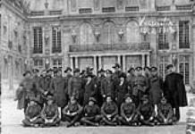 Group taken in Versailles, 19th February, 1918, (showing Canadian and Australian Troops) 1914-1919