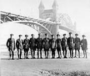 Canadian Officers under Bonn Bridge, Germany, Dec. 1918 1914-1919
