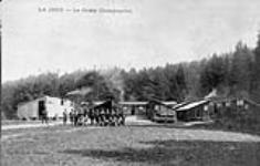 (World War I - 1914 - 1918) Canadian Forestry Corps Camp in France, c. 1918 C. 1918