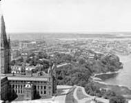 [View of Upper Town, the Flats & Victoria Island, Ottawa, Ont.] [ 1914]
