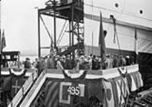 Launching of SS ST. LAWRENCE of Canada Steamships Line 1927