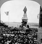 (Quebec Tercentenary) Ceremonies at the base of the Champlain Monument 1908 July 23